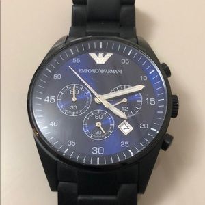 Emporia Armani Men’s Blue Faced Watch